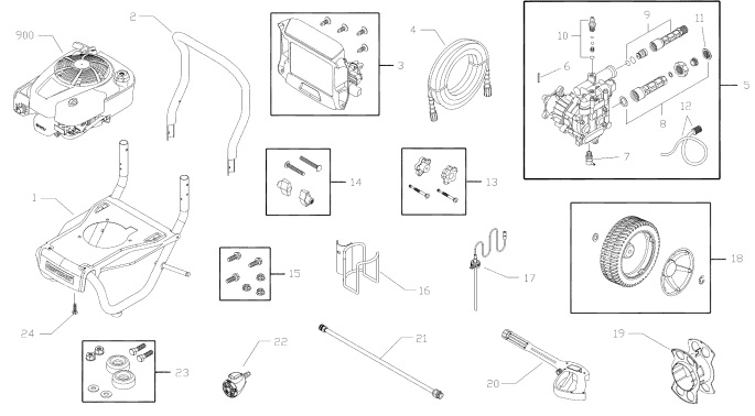 Sears Craftsman Pressure Washer 580752580 Parts